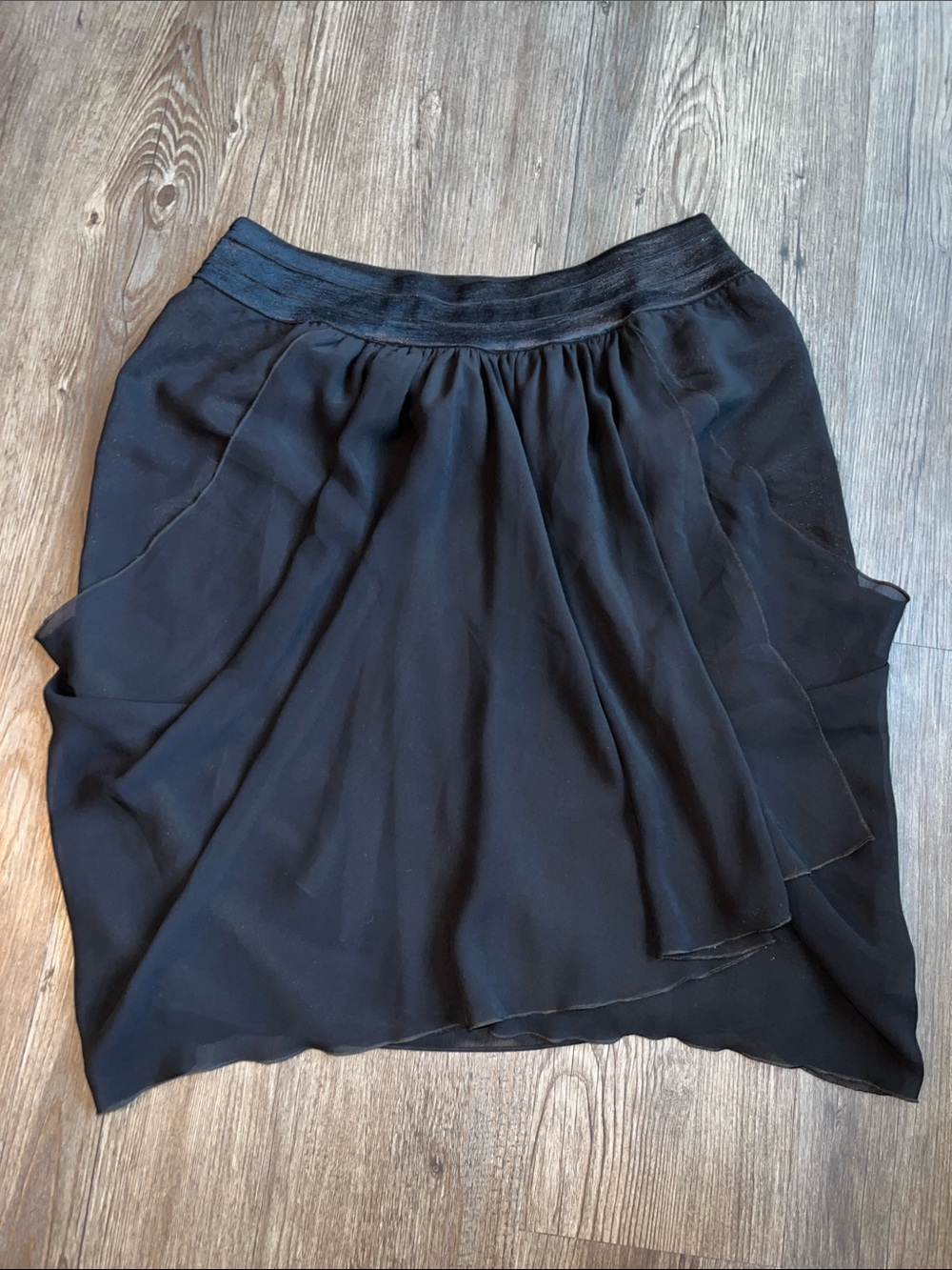 SAKS FIFTH AVENUE Asymmetrical Layered Skirt
